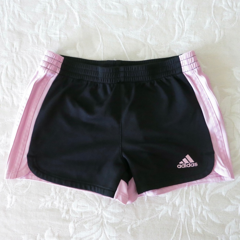Adidas Girl's Shorts (Black/Pink) Size 6